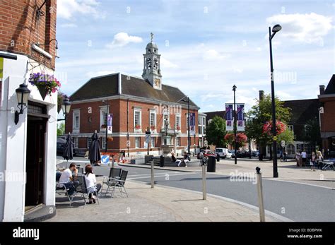 Town Hall And Market Square Braintree Essex England United Kingdom