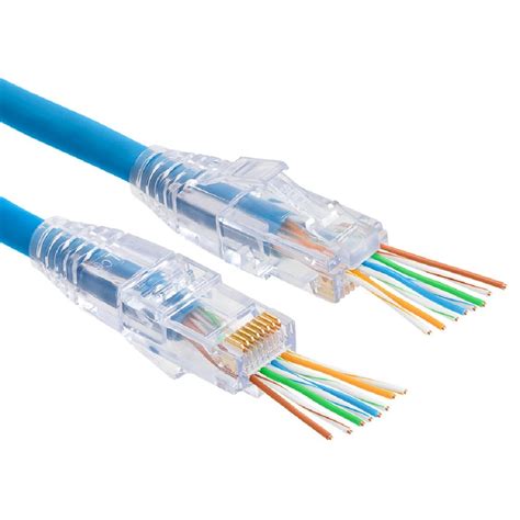 8 Contactos Rj45 Cable Ethernet De 8 Núcleos China Rj45 De 8 Clavijas