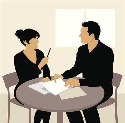 Two People Meeting Room Illustrations Royalty Free Vector Graphics And Clip Art Istock