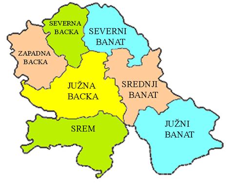Bezirke Serbiens