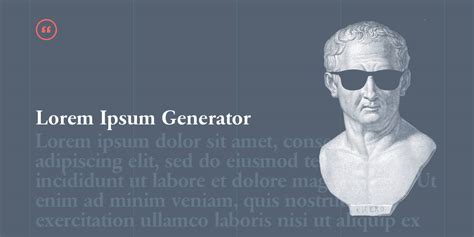 Ultimate List Of Lorem Ipsum Generators