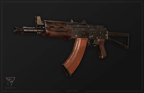 3d Model Fps Aks 74u Tactical Weapon Vr Ar Low Poly Cgtrader