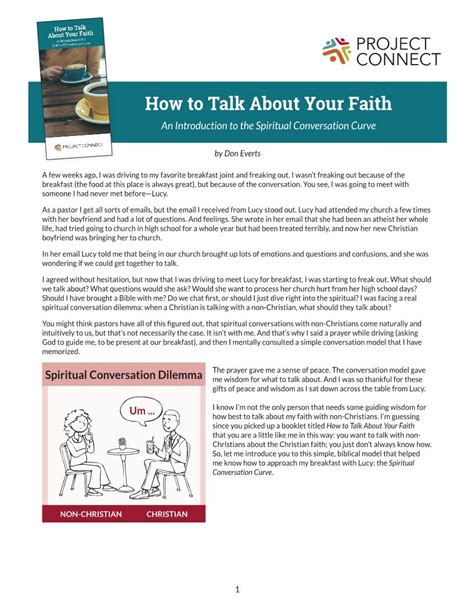 How To Talk About Your Faith An Introduction To The Spiritual