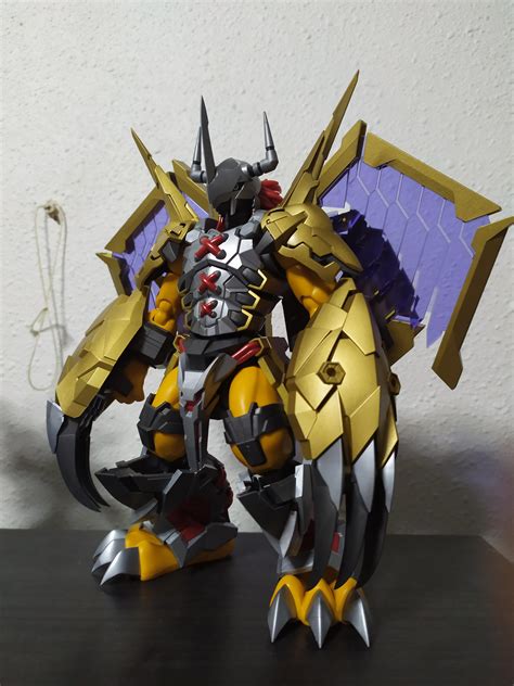 Any Digimon fans? Presenting figure rise wargreymon. Yellow was too ...