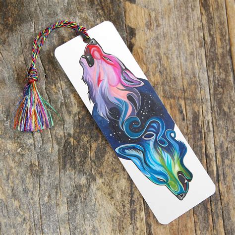 Marker Wolves Bookmark From Katy Lipscomb In 2021 Creative Bookmarks