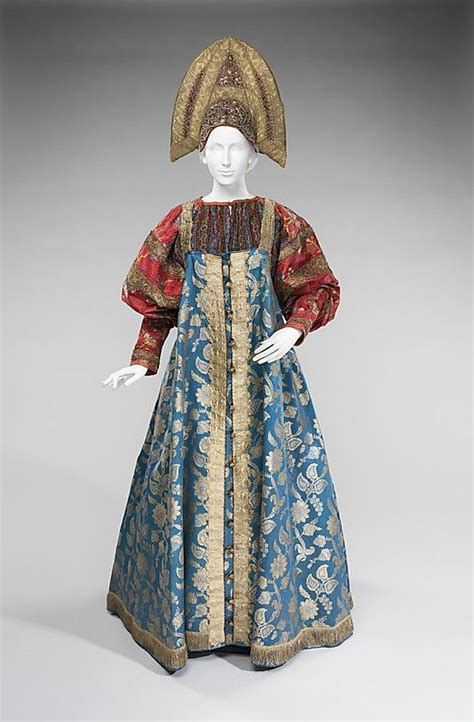 Ensemble Date 19th Century Culture Russian Historical Costume