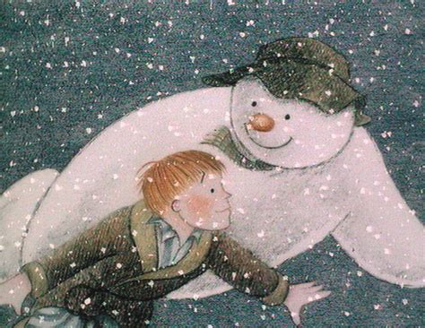 The Snowman ***** (1982, voice of David Bowie, Raymond Briggs) - Classic Movie Review 550 ...