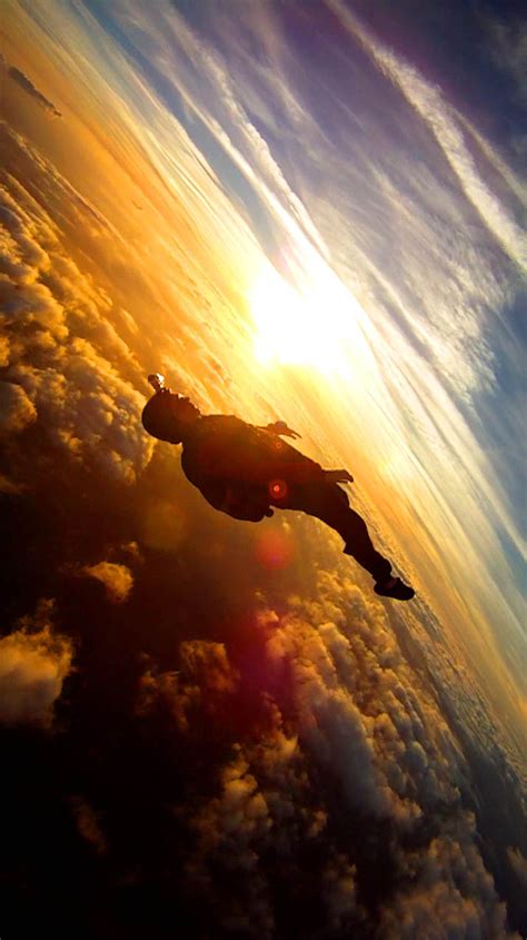 Sunset Skydiving Wallpaper Sunset Skydive Youtube Download And Use