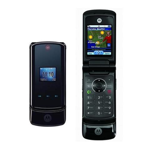 Motorola Krzr K1m Us Cellular Black Cell Phone Refurbished