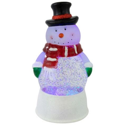 Northlight Led Lighted Color Changing Snowman Christmas Glittering Snow