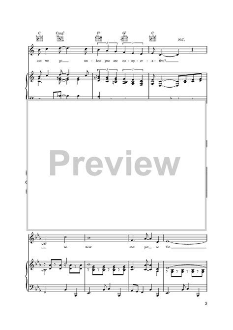 so near and yet so far sheet music by cole porter for piano vocal chords sheet music now