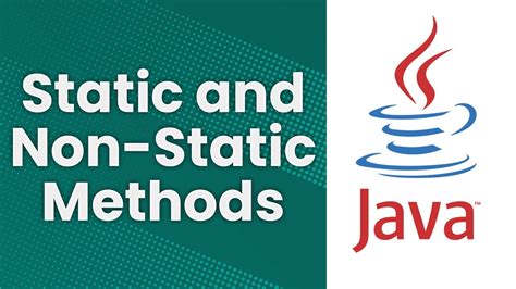 Static Methods And Non Static Methods Java Tutorial Youtube