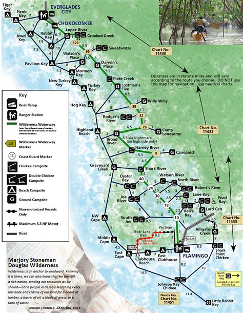 Wilderness Waterway At Everglades National Park Is 40