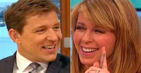 i get a lot of d kate garraway and ben shephard shock with x rated gmb chat daily star