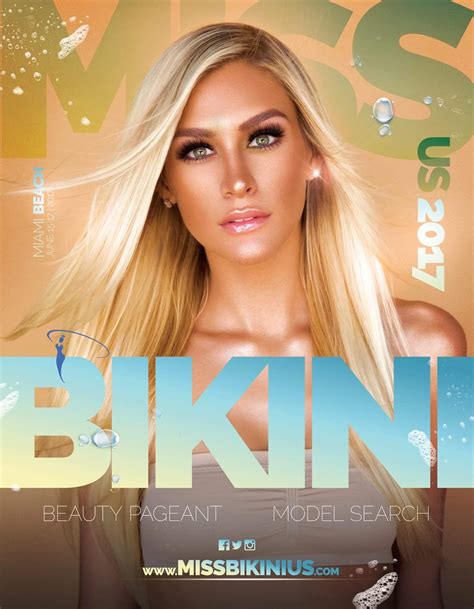 Miss Bikini United States Pageant Magazine Program Book 2017