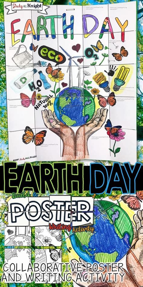 Earth Day Collaborative Poster Writing Activity Group Project This