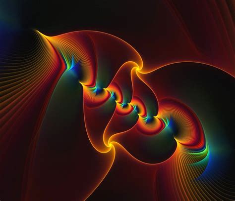 Rainbow Out Of Control By Eresaw On Deviantart Fractal Art Colorful