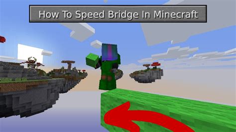 How To Speed Bridge In Minecraft Bedwars Youtube