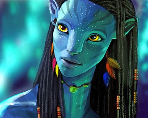 Avatar Female Character New Paint By Numbers Canvas Paint By Numbers