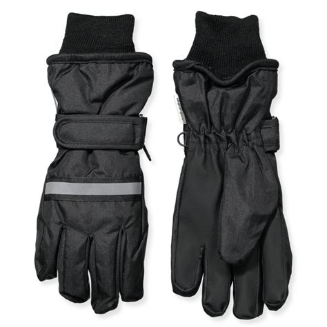 Mikk Line Black Gloves Black Black