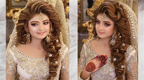 Front Bridal Hairstyles For Long Hair L Kashees Hairstyle L Natural