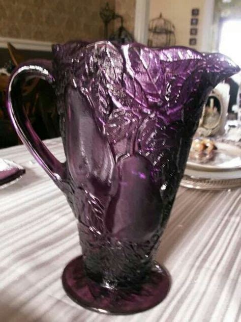 10 Purple Ideas Purple Fenton Glass Vintage Glassware