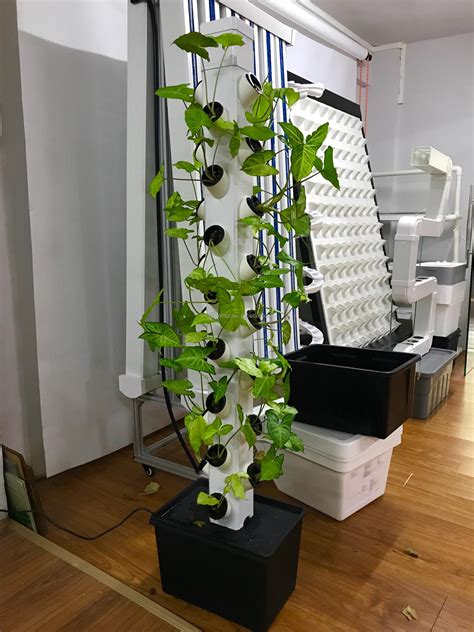 2018 New Vertical Tower Hydroponic Growing Systems For House And Garden
