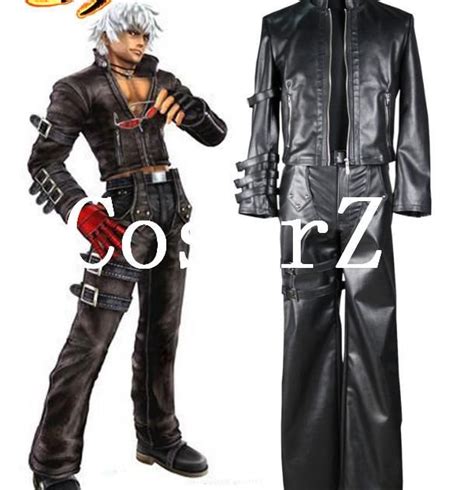 The King Of Fighters 99 K Dash Black Game Cosplay Costume Cosplay