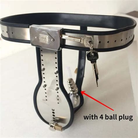 male chastity belt device bdsm cage cuckold with sounding tube open beads plug 103 45 picclick