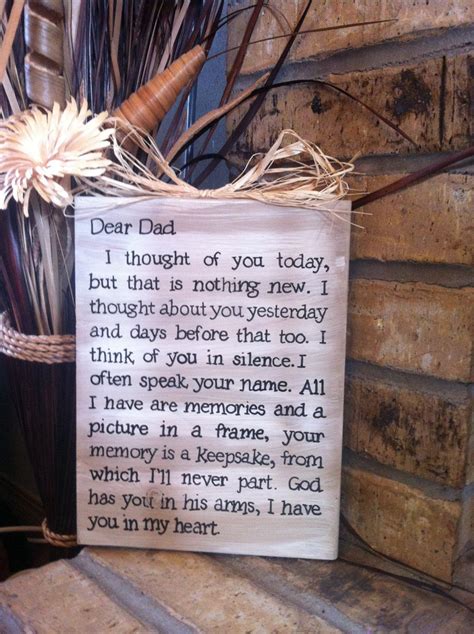 Dad Memorial Plaque By Overwhelmedbylove On Etsy In Memory Of Dad Remembering Dad Dad Quotes
