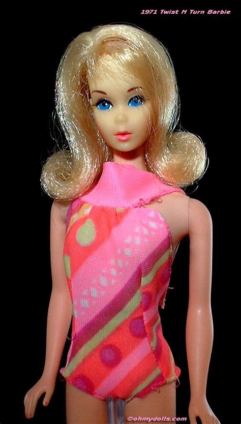 twist n turn barbie 1160 she got a new look in 1969 a new hairstyle the marlo flip style