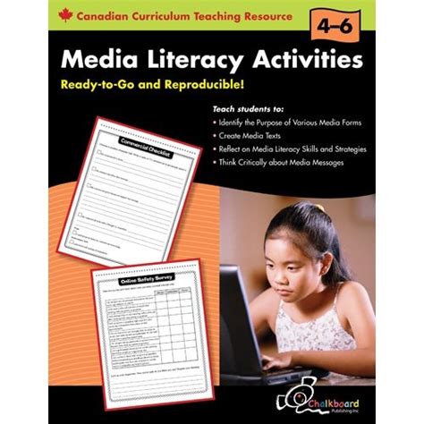 Media Literacy Activities 4 6 Scholars Choice Teachers Store Media