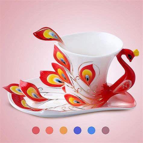 Friends Blessing Coffee Cup Set Ceramic Bone China Cup Cup European Creative English Afternoon