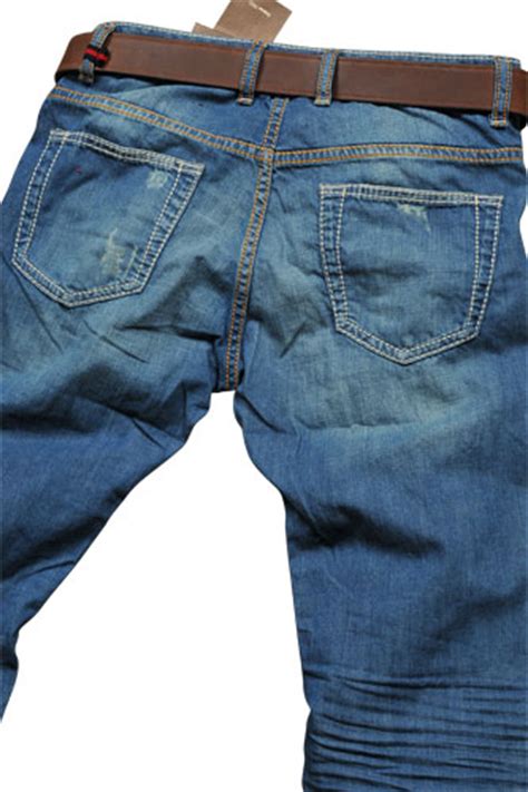 Mens Designer Clothes Gucci Mens Jeans With Belt 73