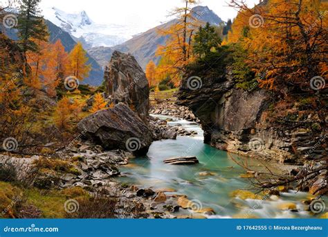 Mountain Landscape Stock Image Image Of Autumn Forest 17642555