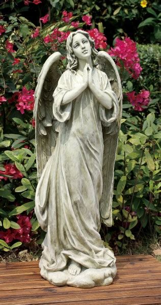 送料無料 Josephs Studio By Roman Praying Child Angel Statue 26h Garden