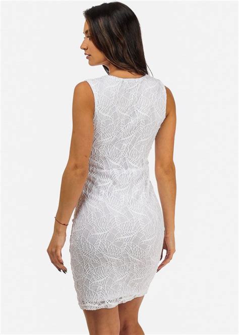 white women s sleeveless lace lined bodycon midi dress midi dress bodycon cocktail dress lace