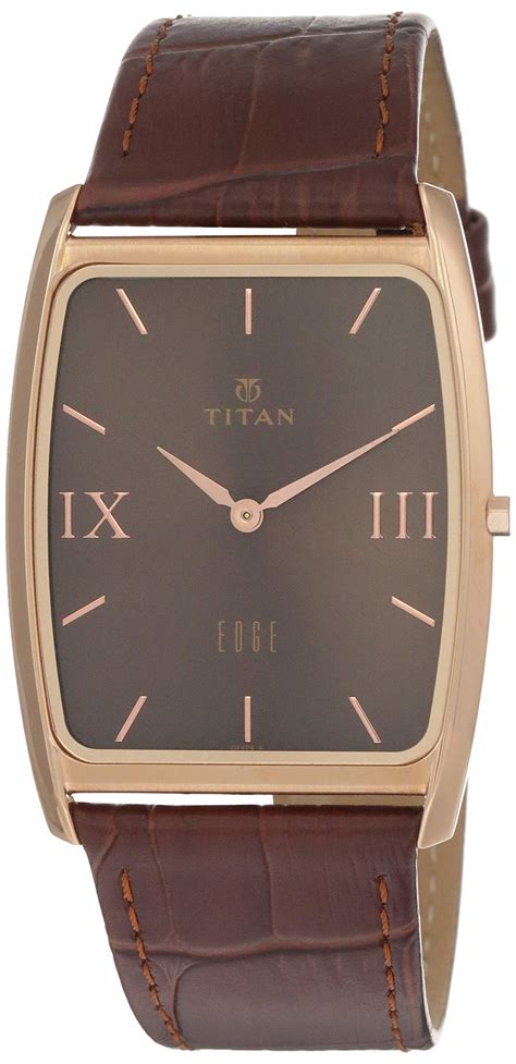 Buy Titan Edge Mens Designer Watch Slim Quartz Water Resistant