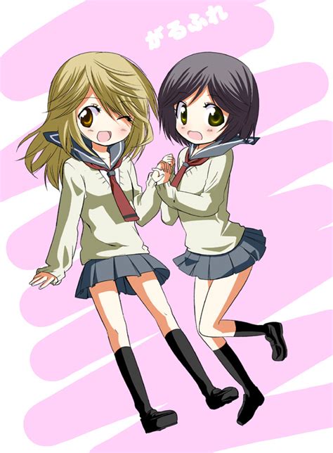 Oohashi Akiko And Kumakura Mariko Girl Friends Drawn By Advenchara