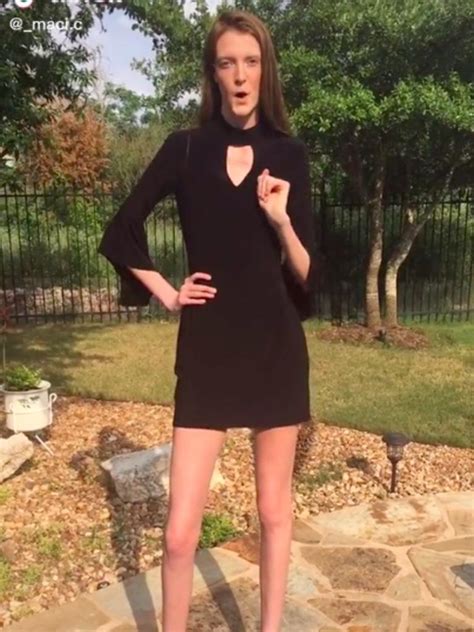 teen with ‘longest legs in the world finds tiktok onlyfans success the courier mail