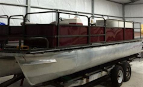 Then clamp it to the top and side rails and it should work really well. Replacement Pontoon Boat Fence Skin