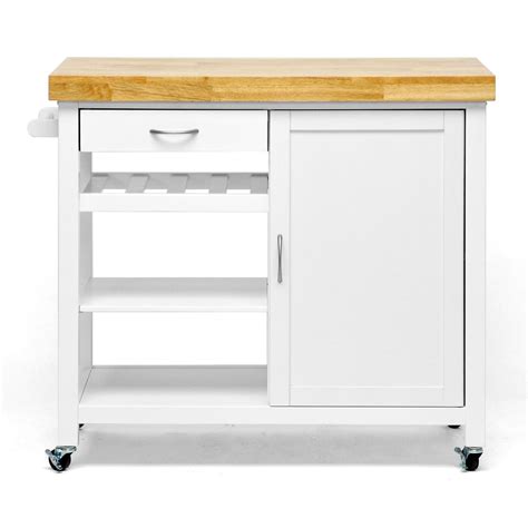 Maybe you would like to learn more about one of these? Buying Guide for Butcher-Block Kitchen Islands | White kitchen cart, Kitchen cart, Butcher block ...