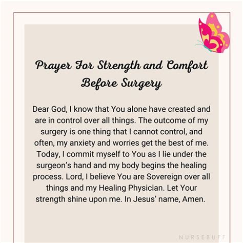 27 Inspiring And Powerful Prayers To Pray Before Surgery Nursebuff