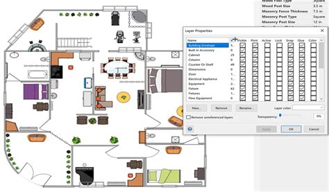 Visio Floor Plan Shapes Two Birds Home
