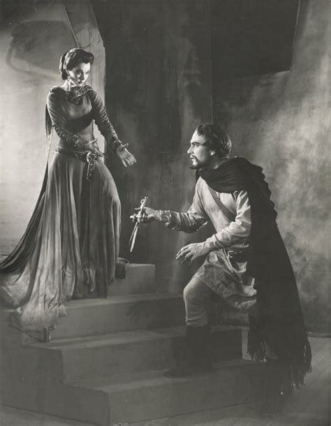 Macbeth 1955 Lady Macbeth Asks For The Daggers From Macbeth Without