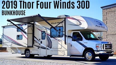 2019 Thor Four Winds 30d Bunkhouse C Class Ford V10 Gas Motorhome From