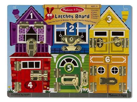 Melissa And Doug Deluxe Latches Board Buy Online At The Nile