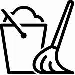 Limpieza Icon Housekeeping Mop Cleaning Clipart Bucket