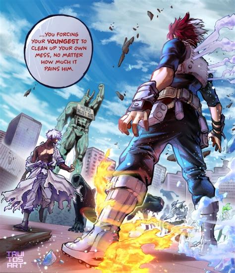 Nueva Portada De My Hero Academia Revela A Todoroki Vs Dabi