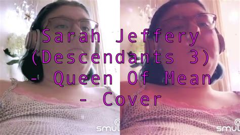 Sarah Jeffery Queen Of Mean Cover Youtube